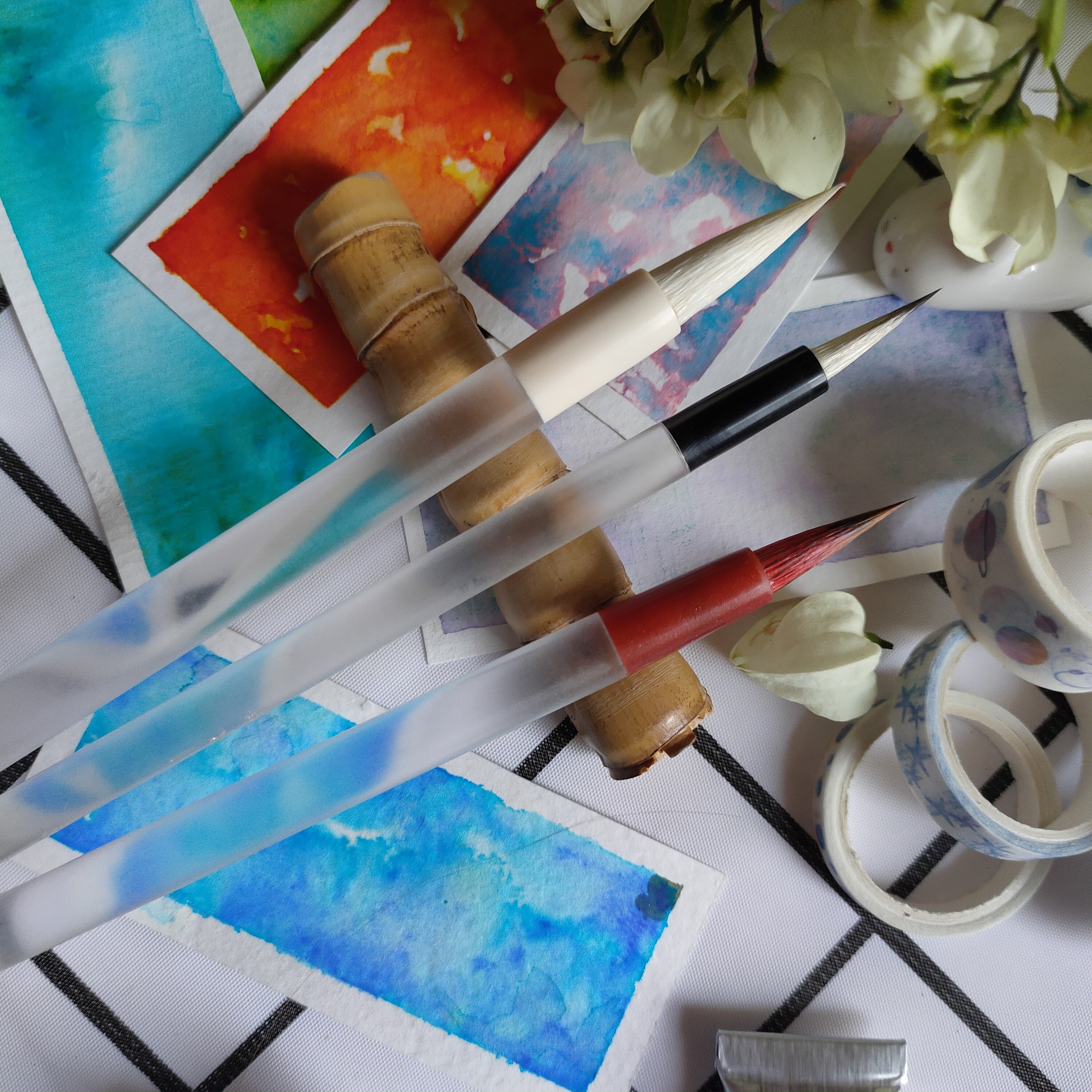 Set cọ Lục Phì Hồng Sấu {Dẫn Thuỷ Hiên}