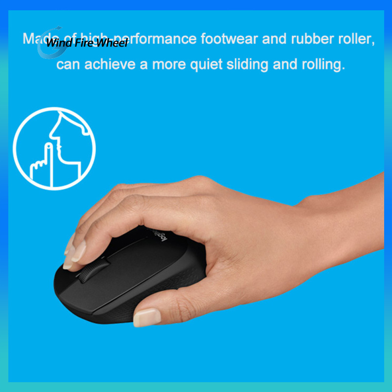 Logitech M330 Silent Wireless Mouse Optical Navigation Quiet Mice Computer Controller