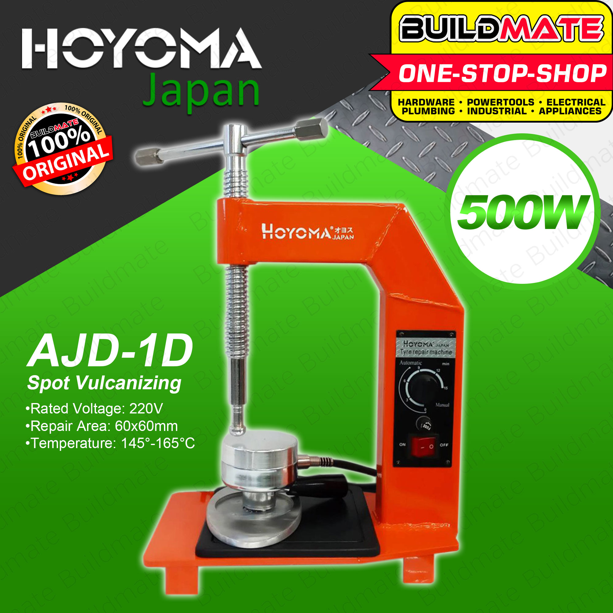 HOYOMA JAPAN Tire Vulcanizer AJD1D 100 ORIGINAL / AUTHENTIC
