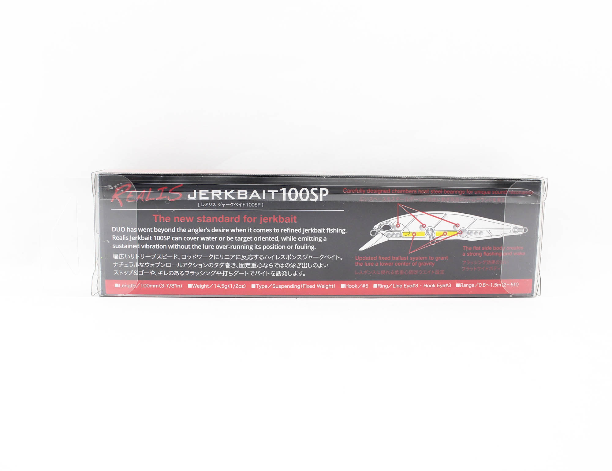 Leurre Duo Realis Jerkbait 100SP – Suspend – 100mm – 14.5g – Avec Grelot – CPA0411