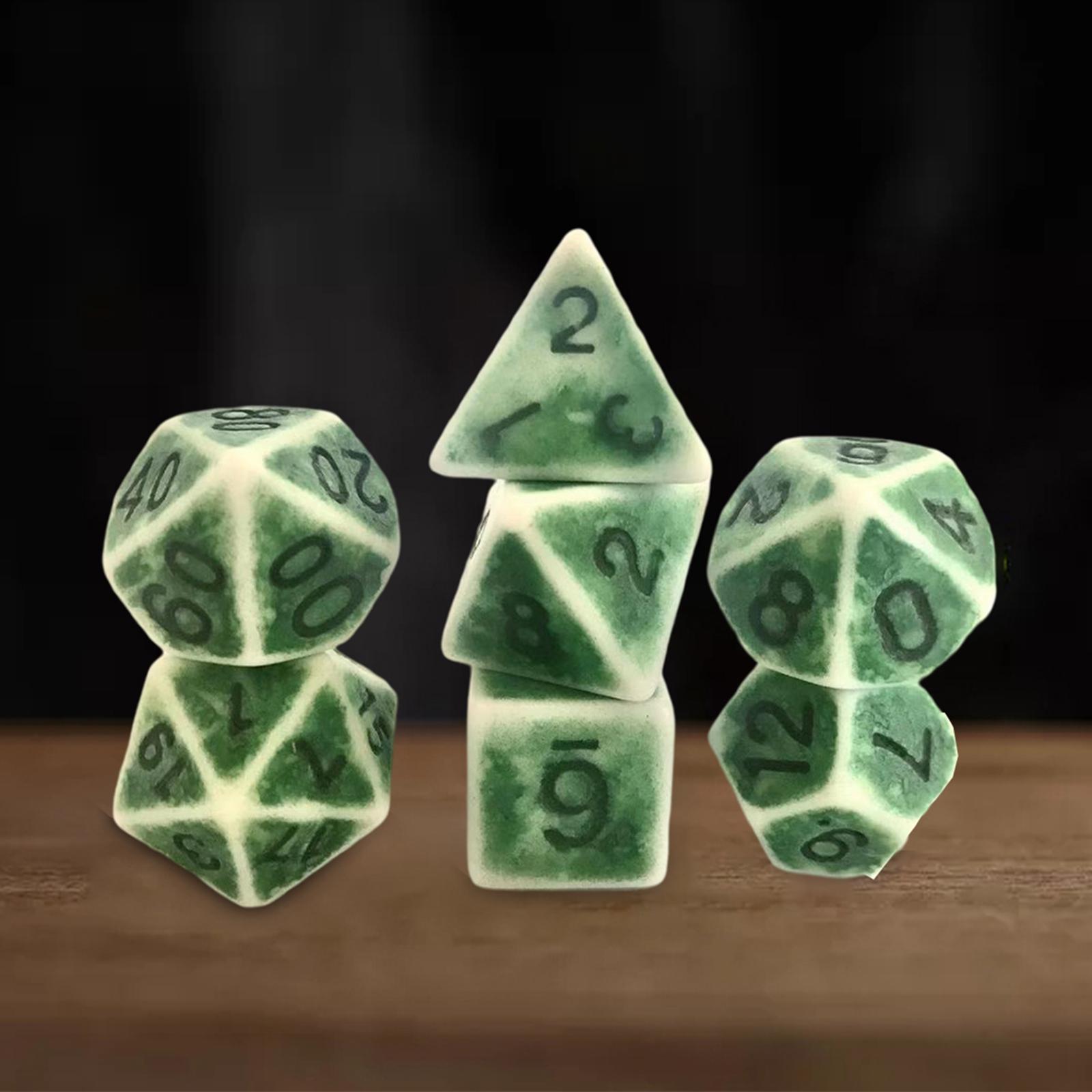 Baoblaze polyhedral acrylic d8 d10 d10 d12 d20 multi-sided & rpg mtg role play
