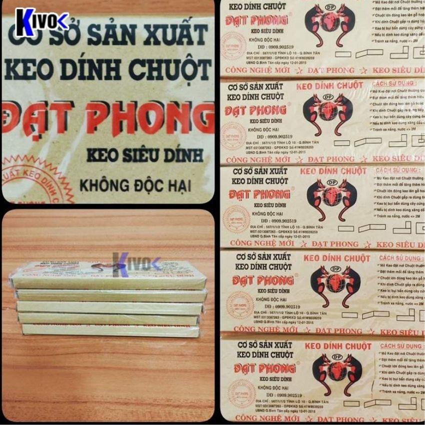 Keo dính chuột,  bẫy  siêu dính. Tặng 1 miếng