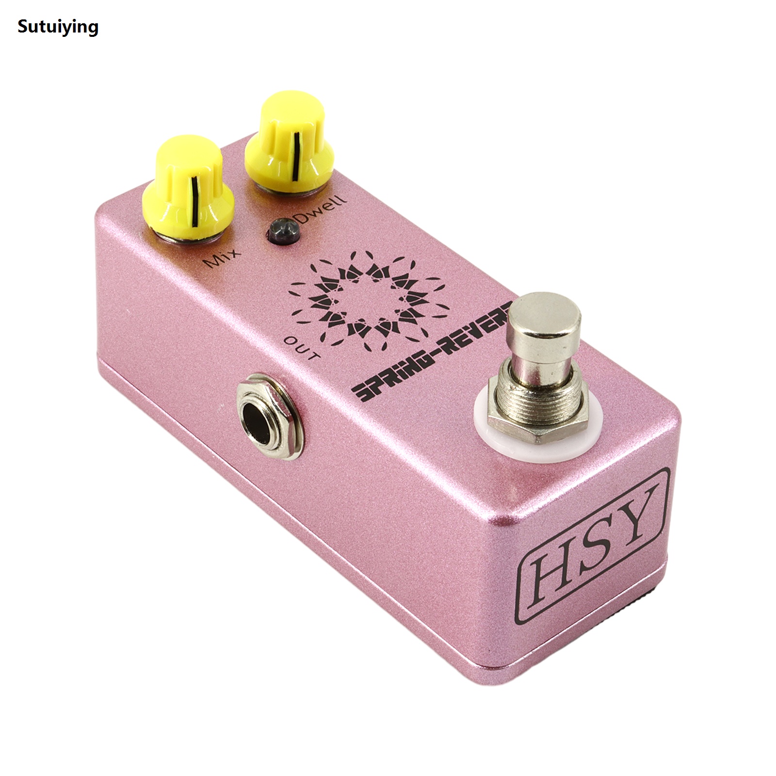 Sutuiying%20Guitar%20Spring%20Rever%20Pedal%20Electric%20Guitar%20Effects%20Pedal%20True%20%E3%80%902025%20Version%E3%80%91%20Bypass%20DC%209V%206.35mm%20Input/Output%20Interface%20MIX/DWELL%202%20Knobs%20-%20Image%209