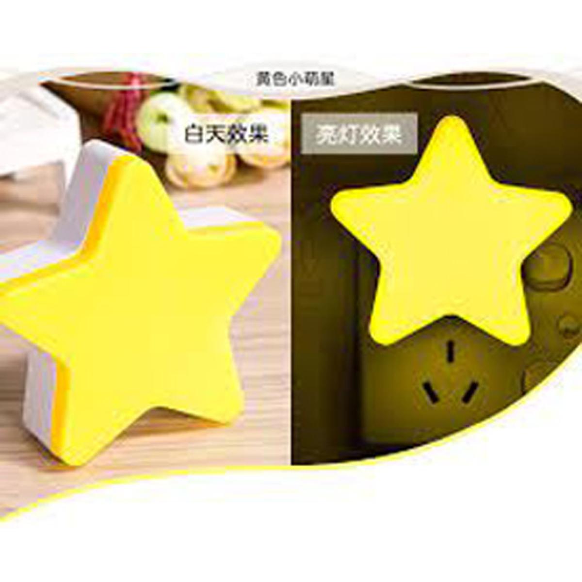 Stars Night Light LED Children Bedroom Wall Lamp Mini Indoor Sensor Light Bedroom Decor Kids Lantern Christmas Decoration Lights. 