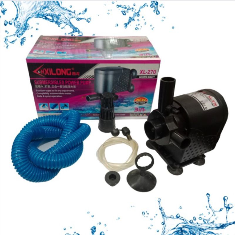 XILONG XL 270 POMPA AQUARIUM SUBMERSIBLE POWER PUMP