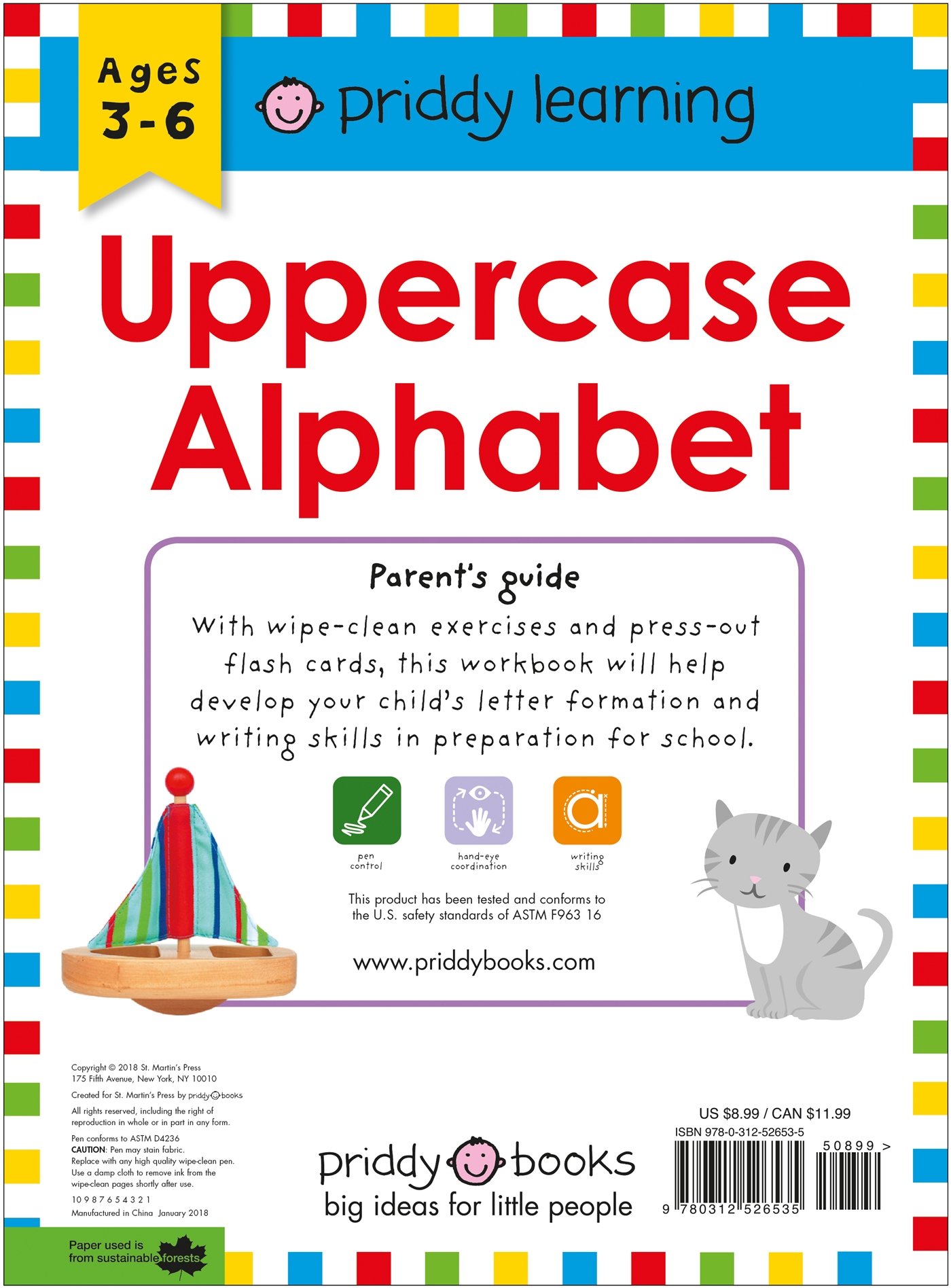 Fahasa - Wipe Clean Workbook: Uppercase Alphabet (Wipe Clean Learning Books)