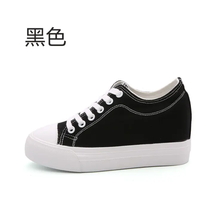 platform canvas shoes