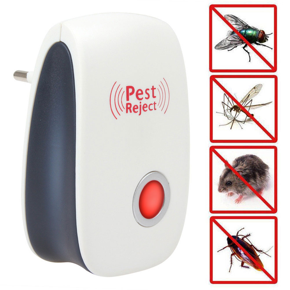 Calistouk 4 Loại Đèn Diệt Muỗi Điện Tử Siêu Âm Dịch Hại Từ Chối Bug Muỗi Gián