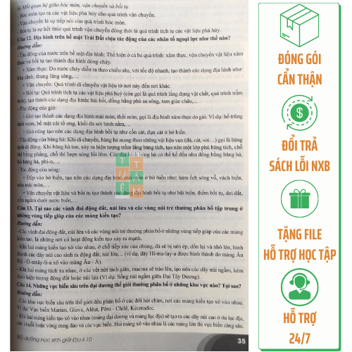 Sách - Bồi dưỡng học sinh giỏi Địa lí 10