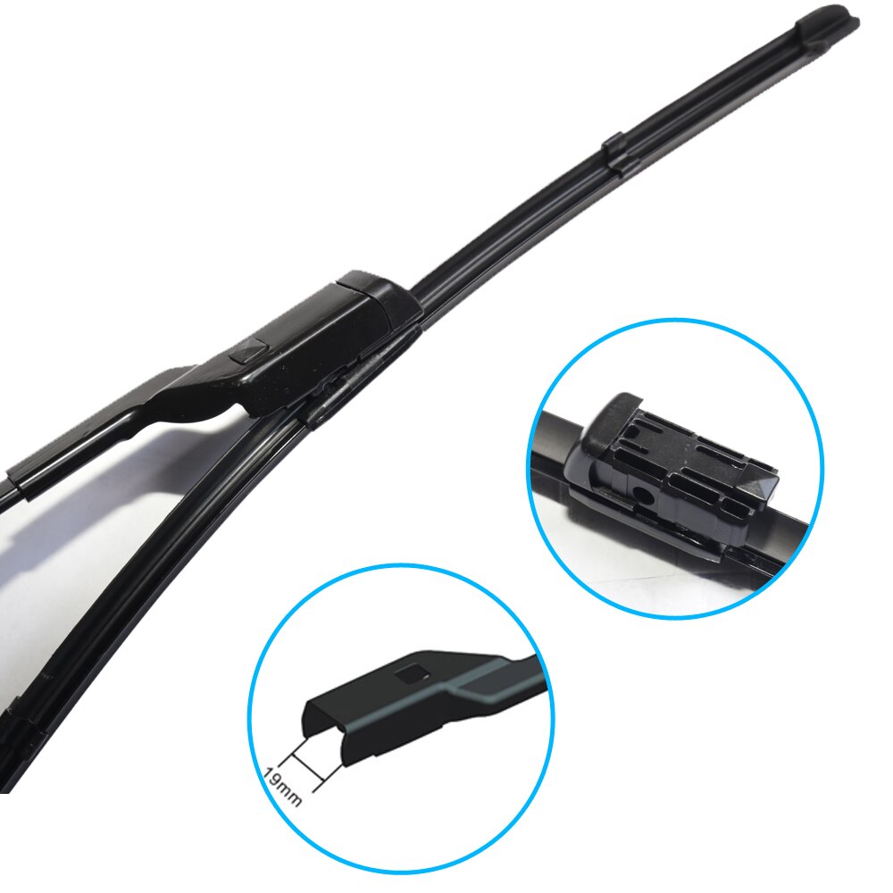 Cho FORD FOCUS 3 2012 ~ 2017 MK3 gạt nước ô tô lưỡi cửa sổ trước kính chắn gió kính chắn gió xe hơi phụ kiện dán 2013 2014 2015 2016