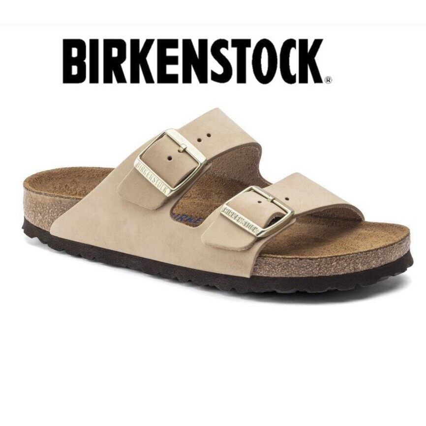 Birkenstocks Products Arizona Suede Leather Taupe Sandals For Men and Women  | Lazada Singapore