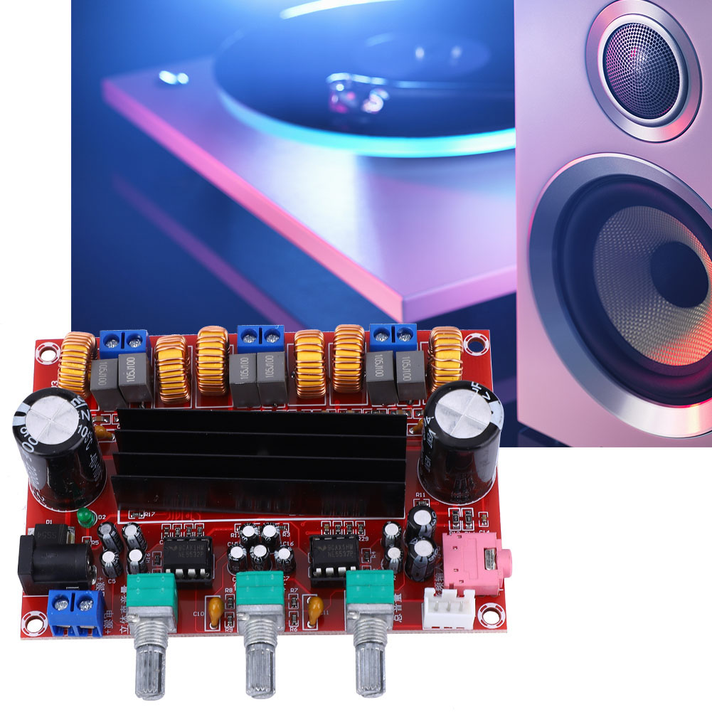 Bo mạch khuếch đại công suất zerone tpa3116d2 bo mạch khuếch đại công suất âm thanh kỹ thuật số 2.1 kênh 2x50w+100w 12v-24v