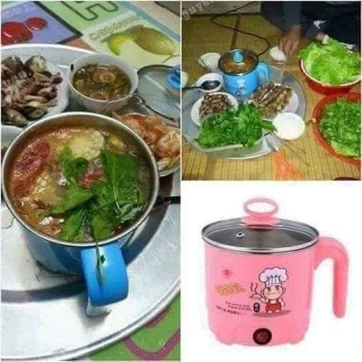 Nồi lẩu điện mini nấu mì siêu tốc(Giao màu ngẫu nhiên)
