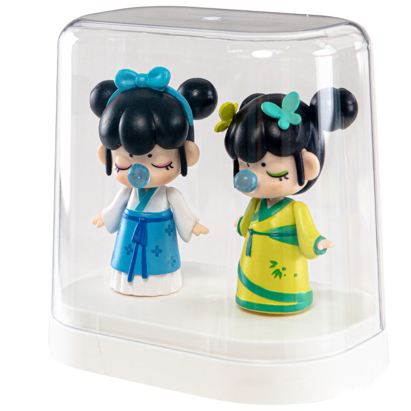 Blind box storage display box, bubble mart hand-office doll doll, transparent shelf storage, dustproof display wall