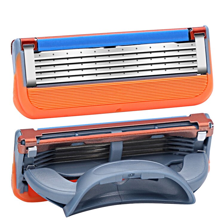 Shaver Manual Five-Layer Blade Men's Razor Blade Head Universal 5-Layer Holder Handle