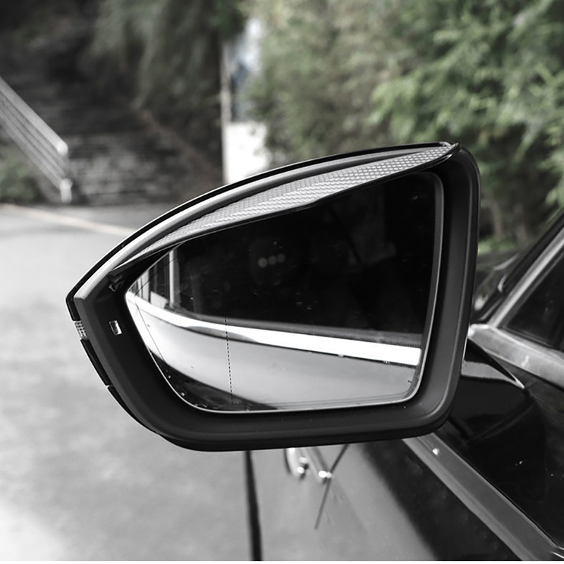 [zBING] Universal Car Rearview Mirror Rain Eyebrow Rear View Rainproof Blades Sticker