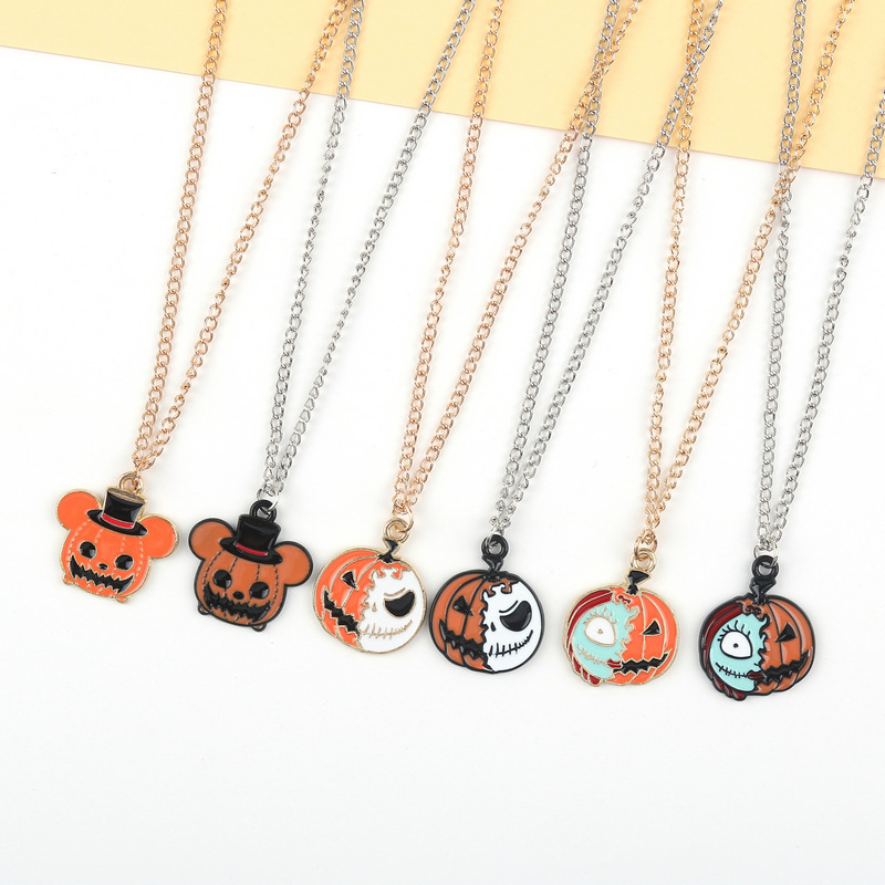 %E3%80%90Special%20offer%E3%80%91Cartoon%20Jewelry%20Halloween%20Pumpkin%20Jack%20Lisa%20Necklace%20Drop%20Oil%20Couple%20Pendant%20Men's%20sweater%20chain%20jewelry%20-%20Image%202