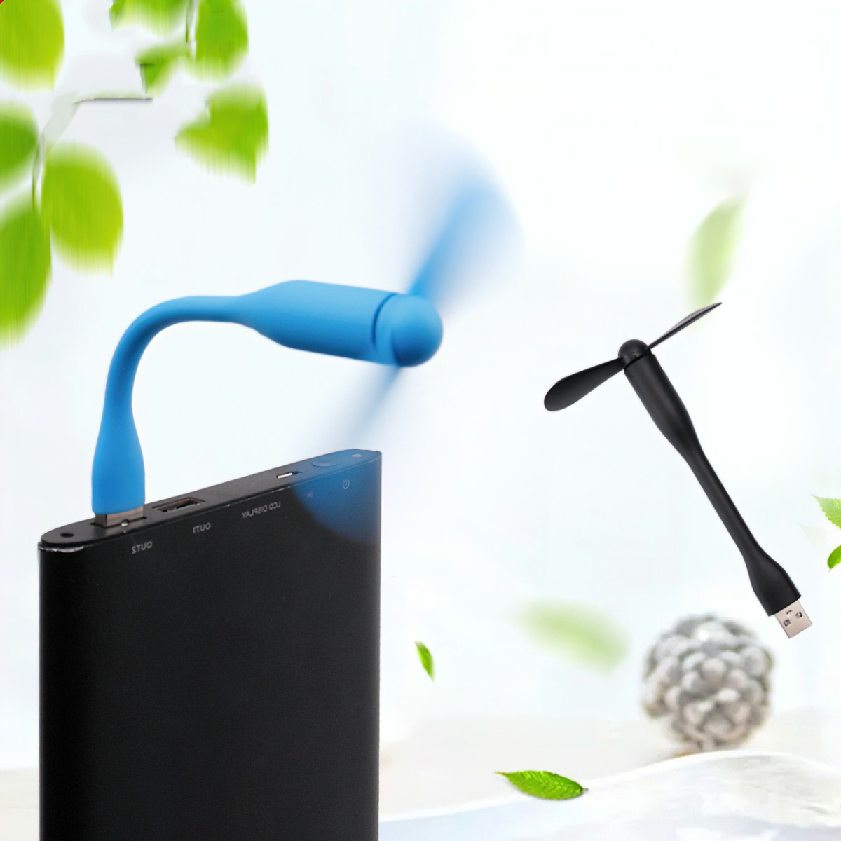 Quạt USB mini 2 cánh rời siêu mát - Quạt sử dụng cho điện thoại, laptop cổng usb tiện dụng CINDY