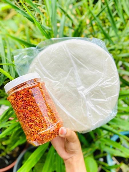 #COMBO #GHIỀN  BÁNH TRÁNG PHƠI SƯƠNG+ MUỐI HÀNH PHI