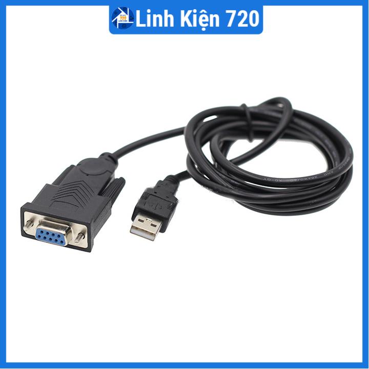 Cáp chuyển đổi USB to com RS232 chất lượng cao ( đen )