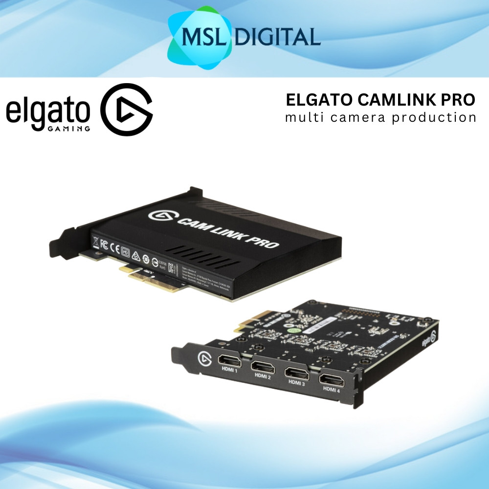 Elgato Cam Link Pro HDMI inputs Stream and Record 1080p60 or