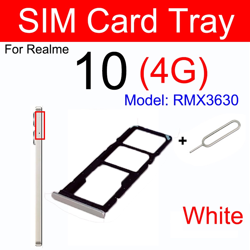 Cho oppo realme 10 10s 10 pro cộng với 10pro 4g 5g sim khay thẻ sim khe cắm thẻ sim chủ micro sd thẻ adapter thay thế