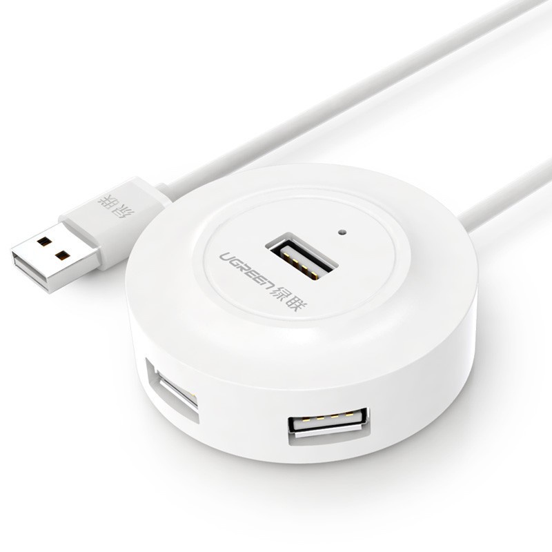 Bộ Hub Ugreen Chia 4 Cổng USB 2.0 , Dây Dài 1m , 20277