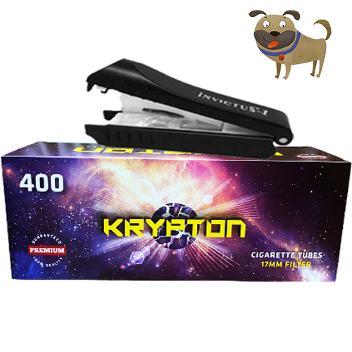 Krypton R Thai Krypton คลิปตัน ร้อน ขนาด 400 หลอดปล่าว กรอง 17 มิล + เครื่องอัดคละสี ...
