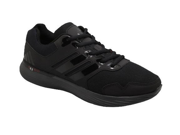 [HCM]Giày thể thao, giày sneaker nam đen sọc đen đế đen