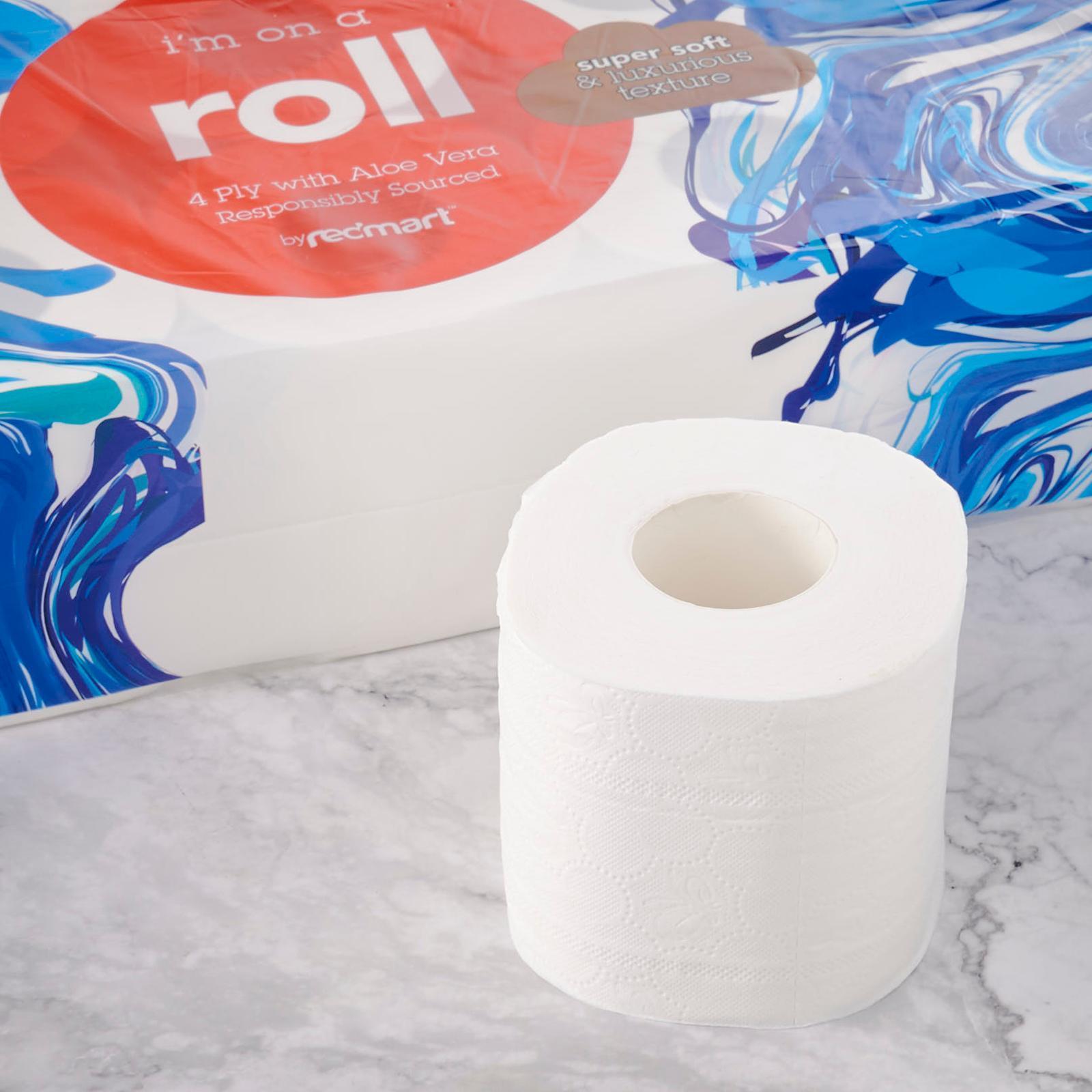 RedMart Super Soft Aloe Vera 4Ply Toilet Tissue Paper 10 Rolls