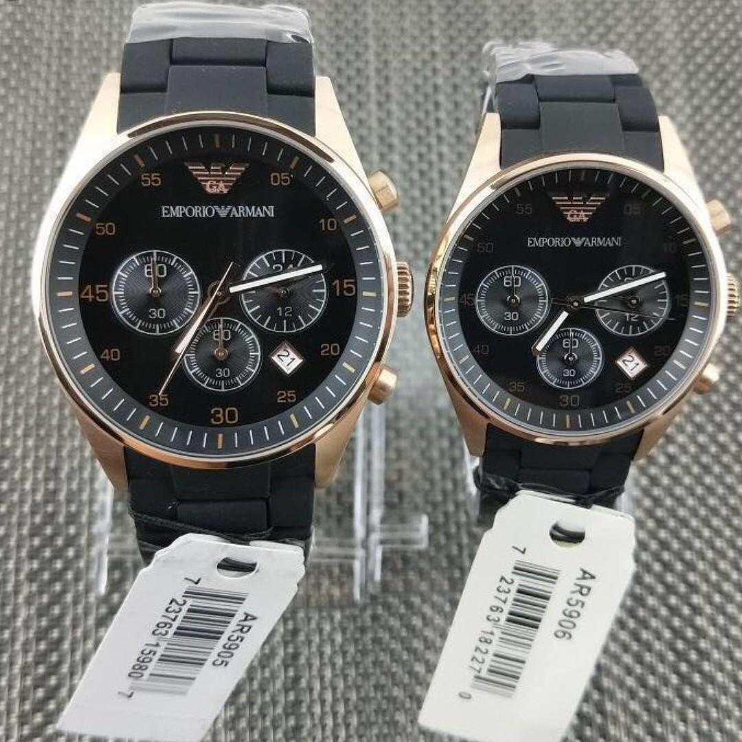 Emporio Armani Chronograph Couple Watch 