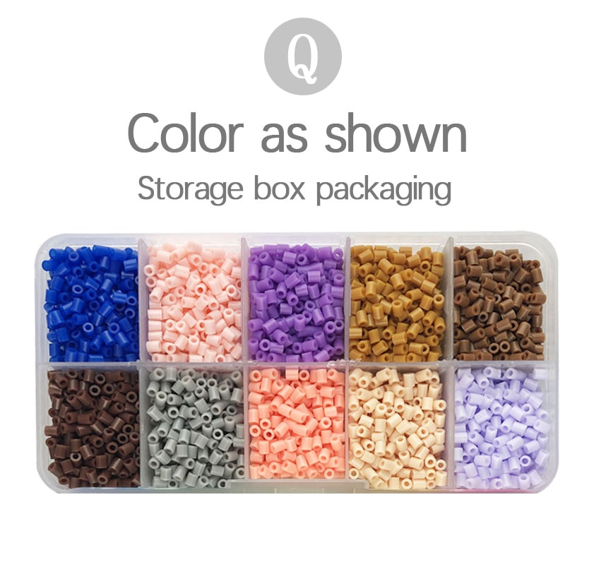Perler 2.6mm/5mm Beads Kit Hama beads Whole Set with Pegboard and drawing  3D Puzzle DIY Kids Creative Handmade Craft Toy Gift