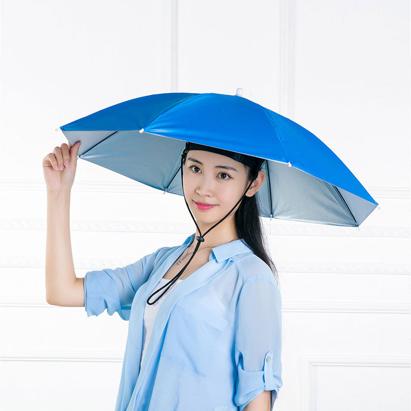 DEUKIO Fishing Umbrella Hat Large Hat Umbrella Hat Umbrella Hat Head-mounted Sunshade Overhead Fishing, Tea Picking, Farming Overhead Umbrella