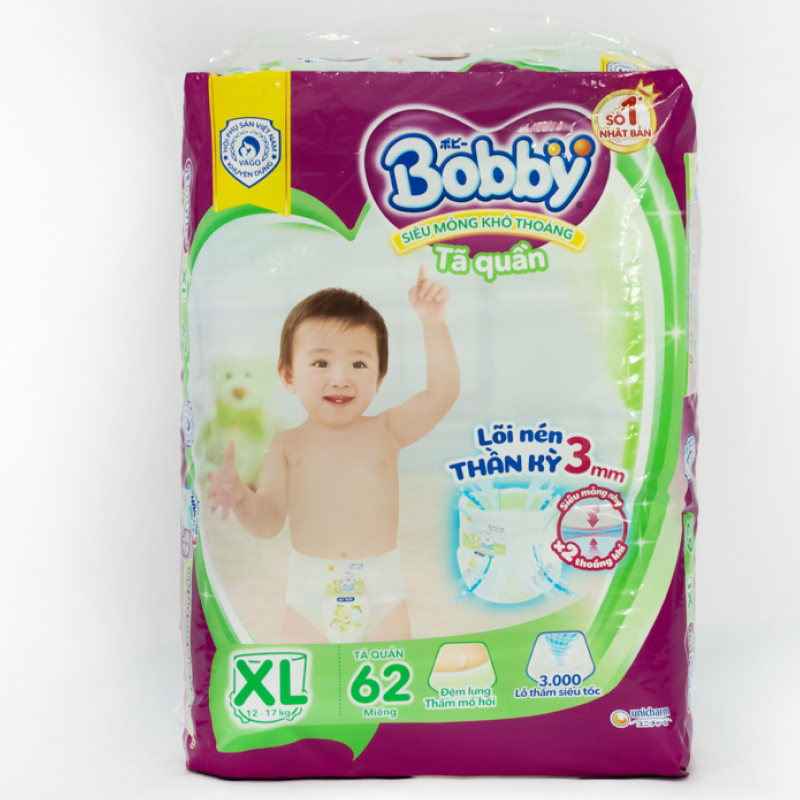 Tã quần bobby xl62