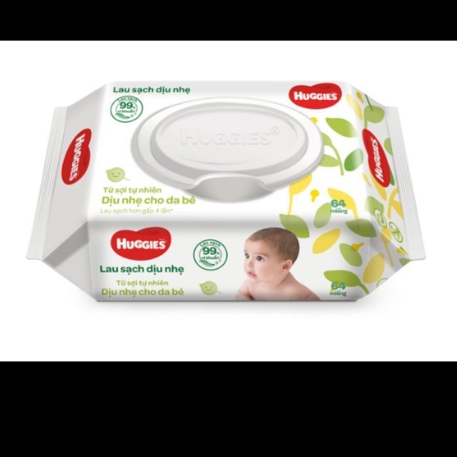 Khăn ướt Huggies 64 miếng