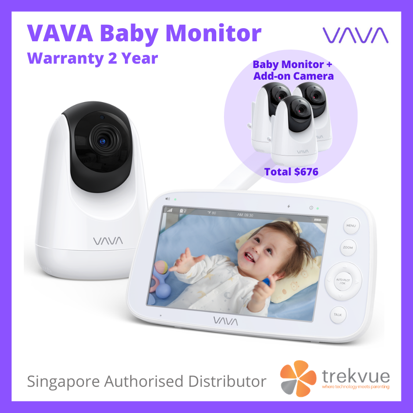 vava baby monitor with 2 cameras