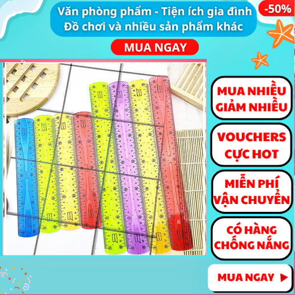 Thước dẻo 20cm / thước dẻo 30cm AIHAO cực tốt giá rẻ 📏FREESHIP 🚚 - đồ dùng học tập - Nguyễn Thùy Store