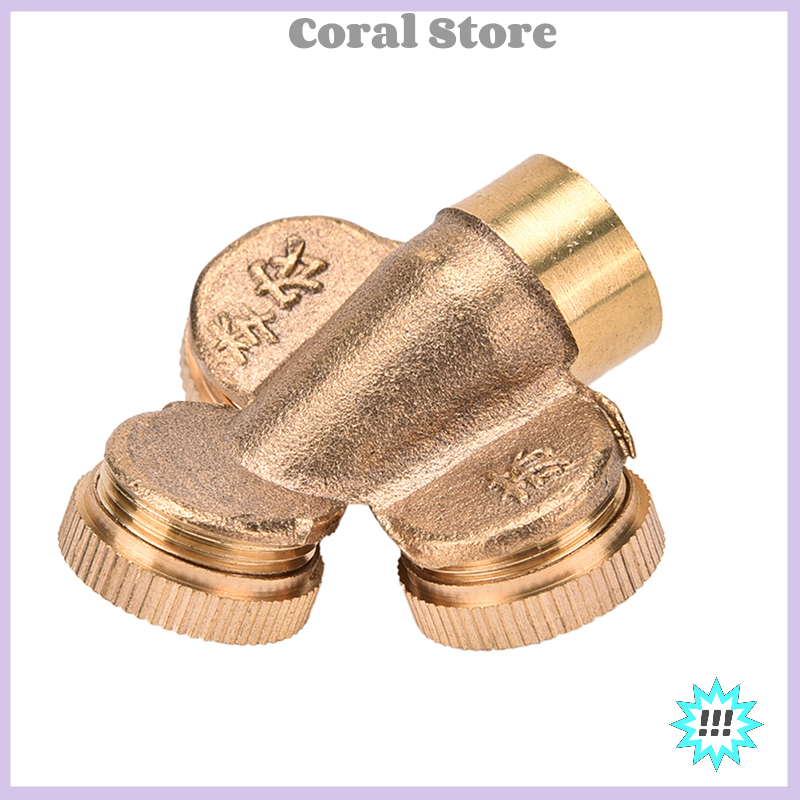 【Coral】💖【HOT SALE】🎈🎈 Adjustable Brass Spray Misting Nozzle Garden Sprinklers Irrigation Fitting