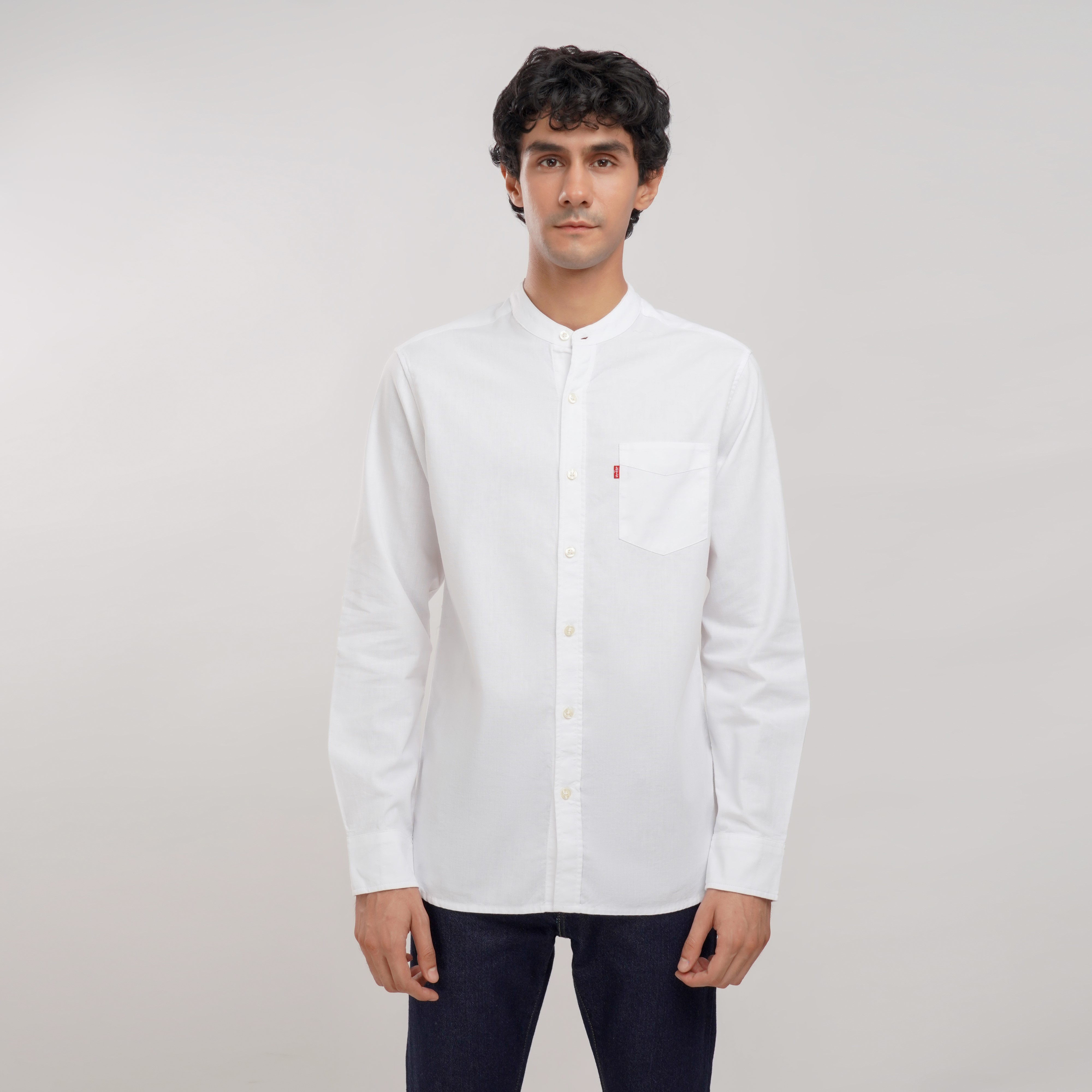 Levi's® Men's Banded Collar 1 Pocket Shirt