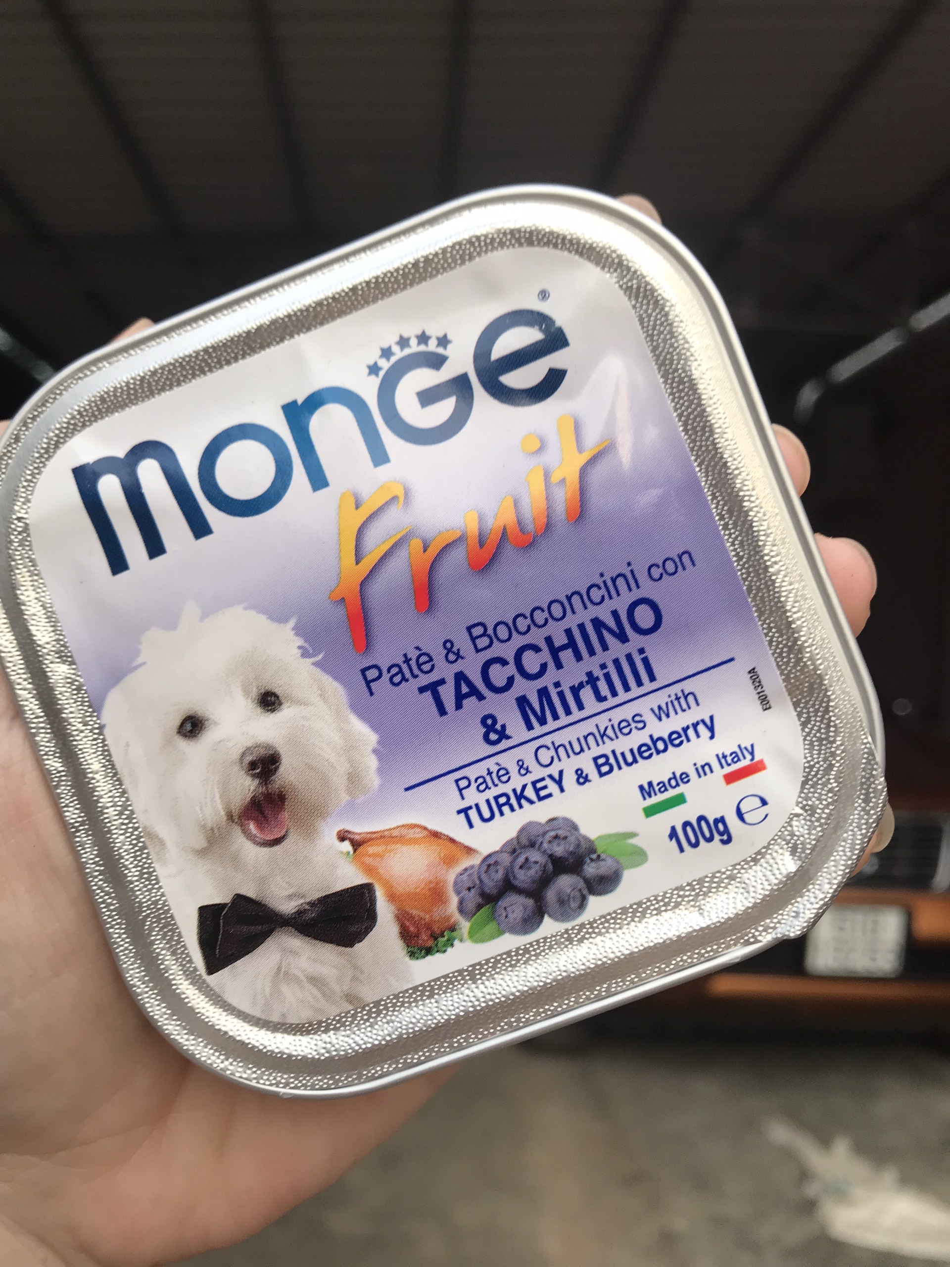 Pate Monge nhiều vị hộp 100g cho chó