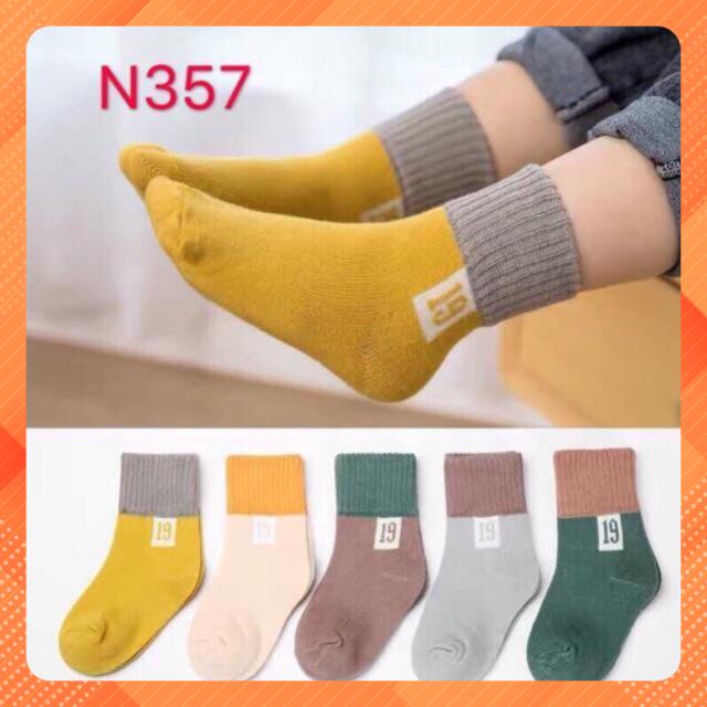 combo 5 đôi tất cho bé 1-8 tuổi