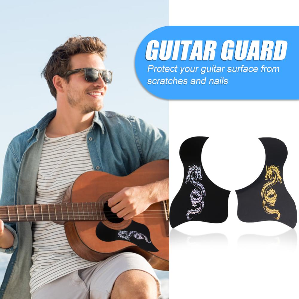 2pcs Acoustic Guitar Pickguard Anti Scratch Protector Pick Guards Sticker