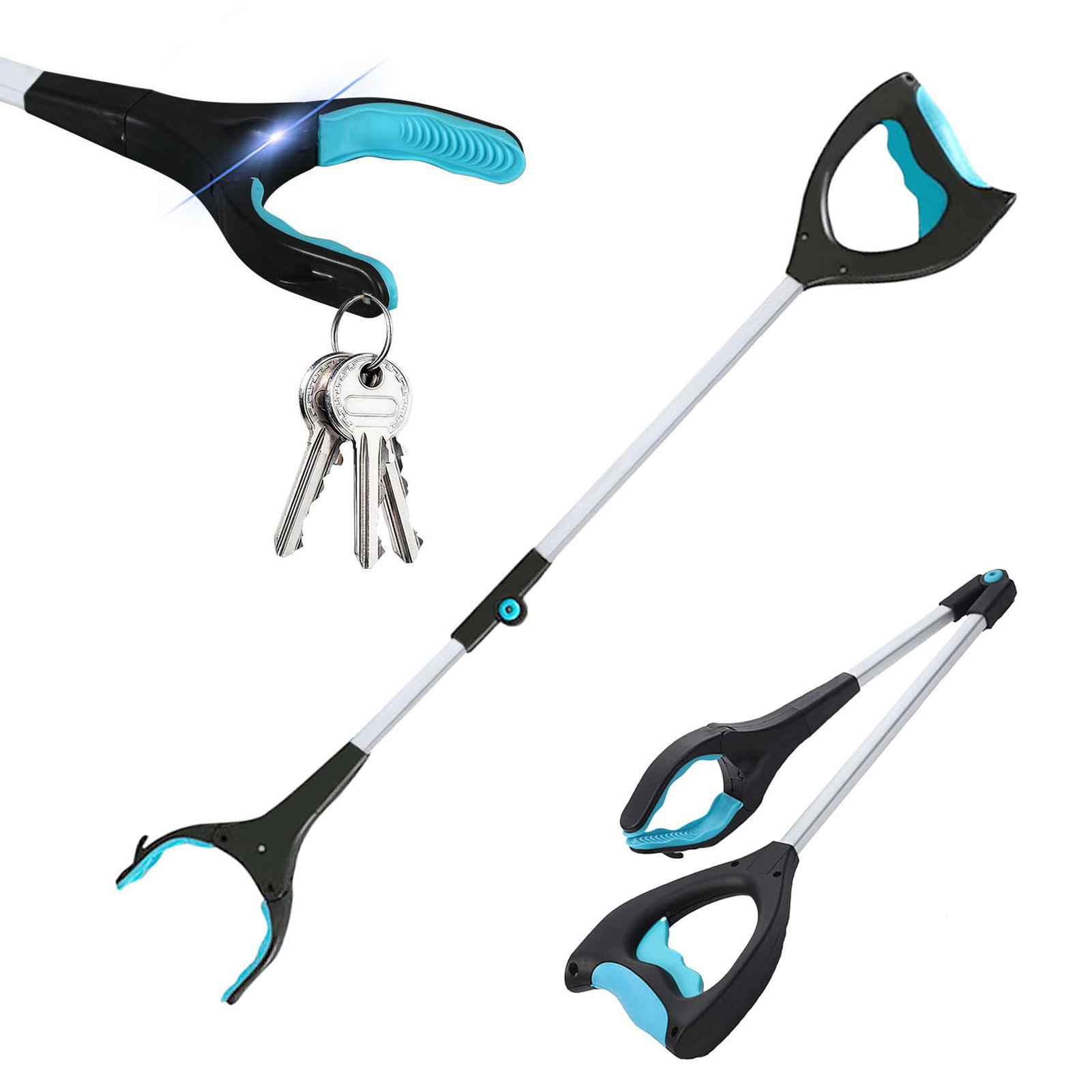 Farfi Đáng tin cậy Bền Grabber Có Thể Gập Lại Grabber Reacher Công Cụ Với Ánh Sáng Trọng Lượng Nhẹ Thùng Rác Picker Cho Dễ Dàng Pick-up tay cầm dài Thiết Kế Đa Năng dụng cụ kẹp gắp