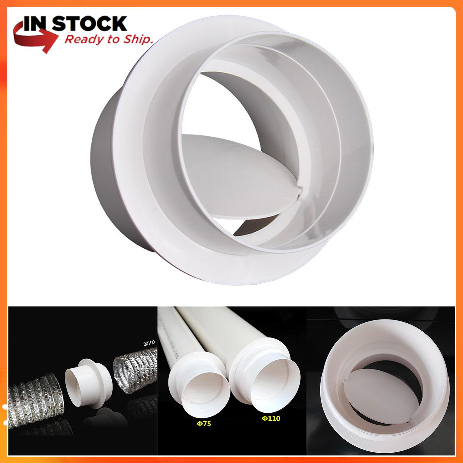 Ulight Pipe Draft Blocker Exhaust Fan Backdraft Damper Simple to Use