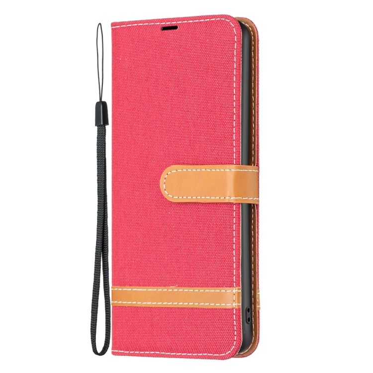 【HZSUNSKY】 For Xiaomi Redmi Note 13 Pro+ Color Block Denim Texture Leather Phone Case