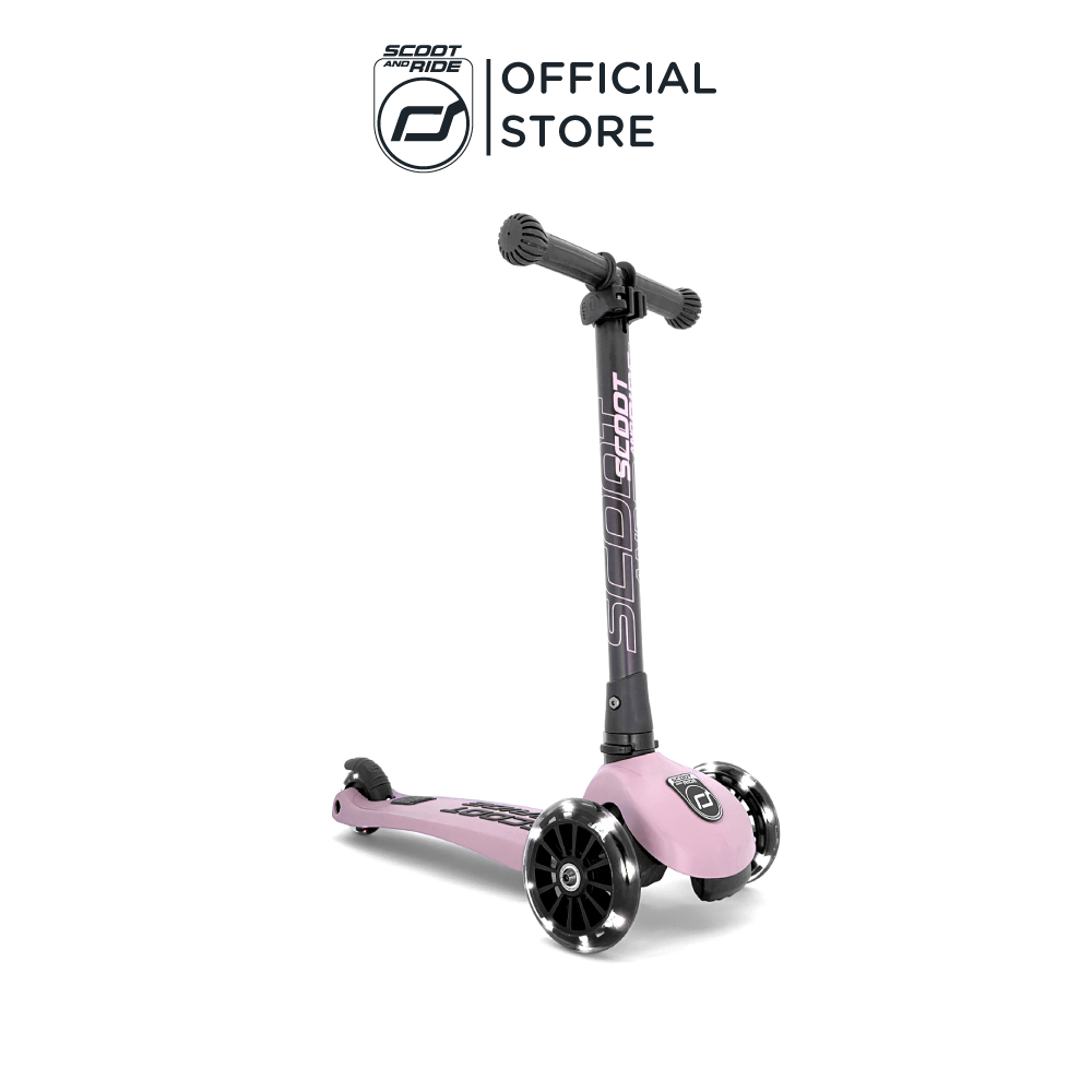 Xe scooter trẻ em Scoot and Ride Highwaykick 3 LED (Rose)