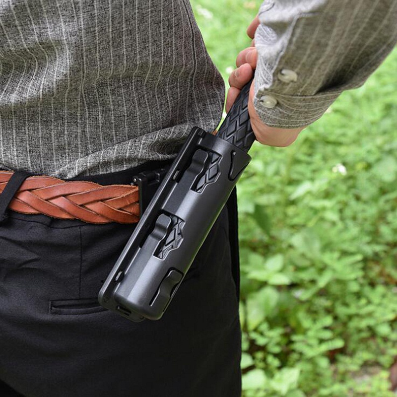 Luc phổ nhiệm vụ cơ khí Baton nhanh chóng kéo bộ có thể xoay 360 độ vành đai Baton Bracket Survival EDC Kit