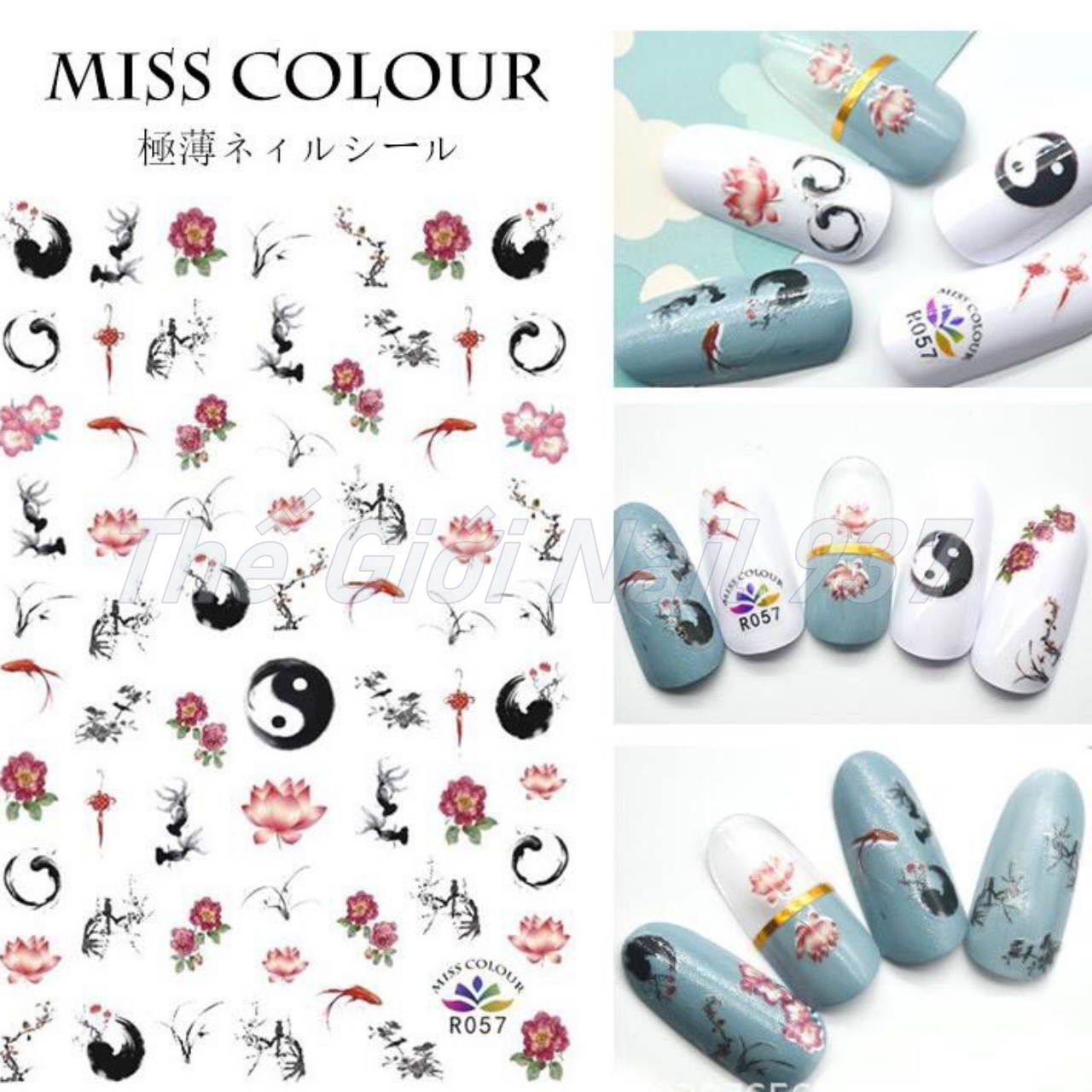 Nail sticker dán móng tay - Chân - HOT 3 - Nail 937