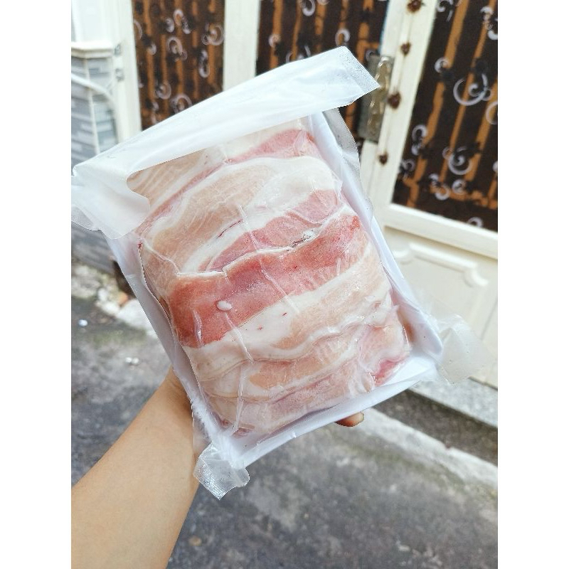 Ba Rọi Heo Thái Lát khay 350g (giao tphcm)
