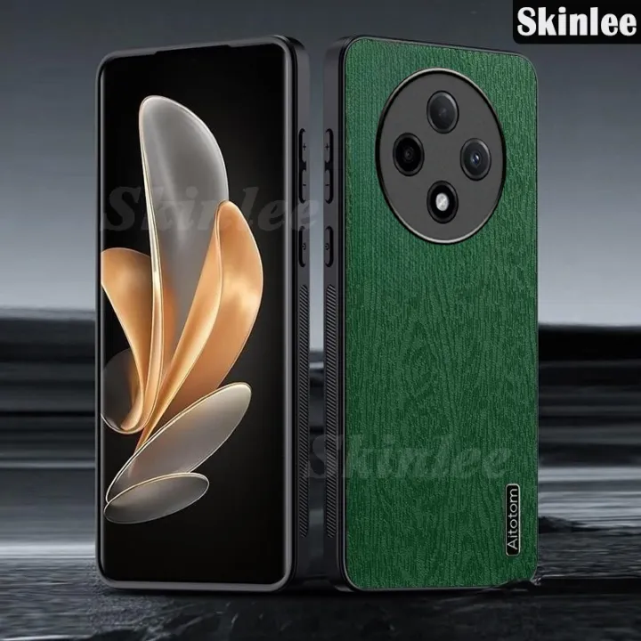 Phone case For OPPO Reno 12F Back cover Tree texture Leaves Design Cover For OPPO Reno 12F 5G Cover cases